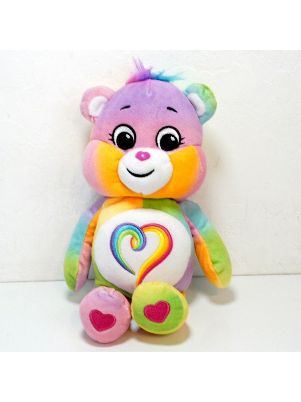 Care Bears Togetherness Bear 10" Multicolor Rainbow Basic Fun 2021